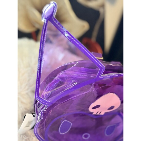 Kuromi Character Head Adult Clear Purple PVC “12 Mini 3D Backpack Zipper New main image 6